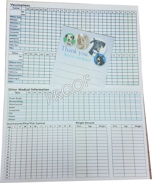 Fur Baby (Cats & Dogs) Medical Records