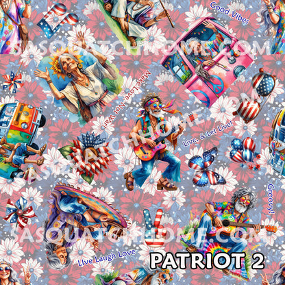 8 Patriotic Design, Women’s Deep V One Piece Swimsuit
