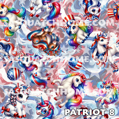 8 Patriot Designs, High Density 7 Layer Skateboard, Made In USA