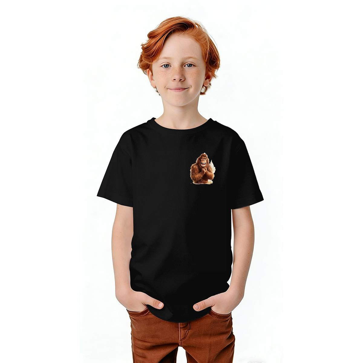 Bigfoot Sasquatch Designs, Kid’s Double Sided Gildan 5000B T Shirt