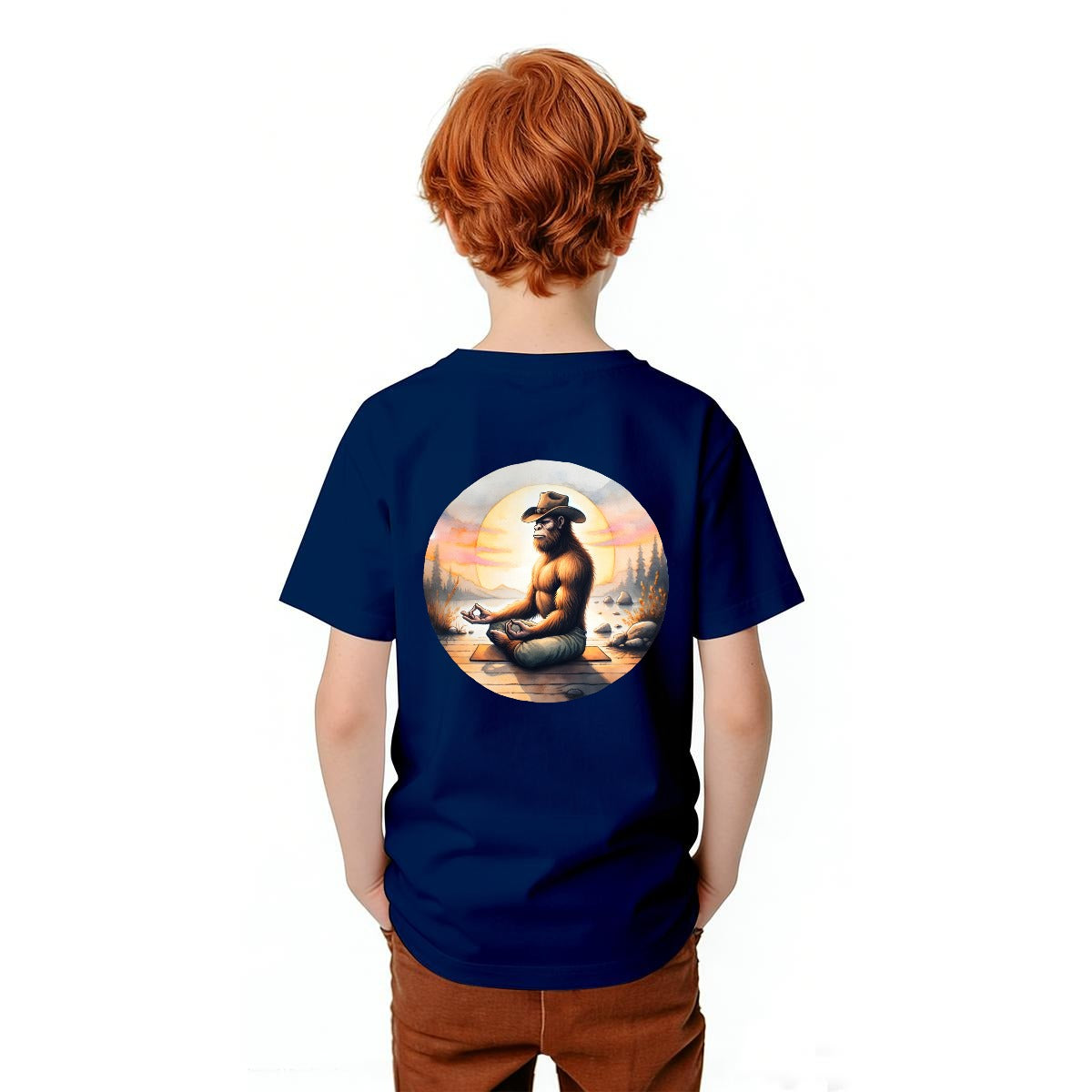 Bigfoot Sasquatch Designs, Kid’s Double Sided Gildan 5000B T Shirt