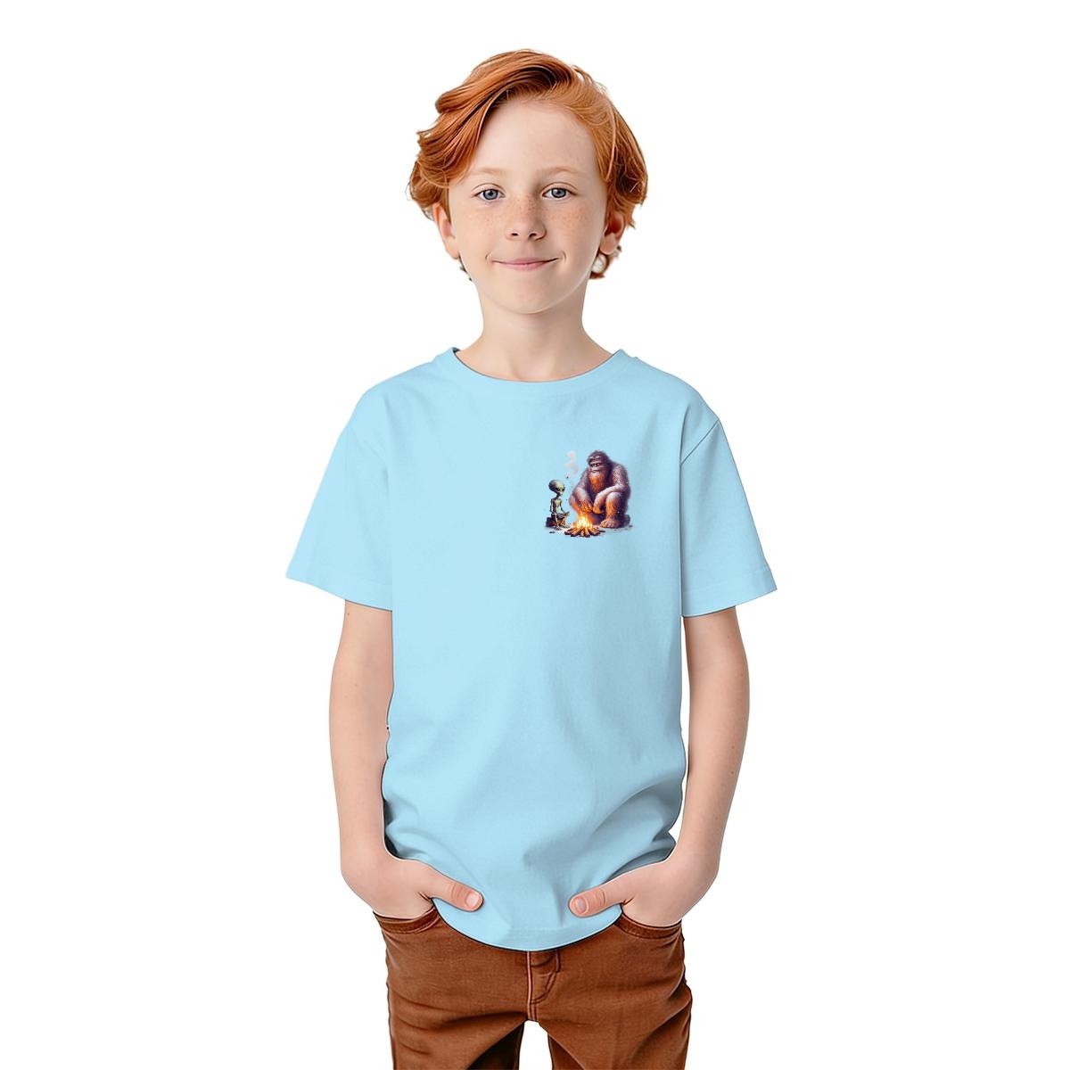 Bigfoot Sasquatch Designs, Kid’s Double Sided Gildan 5000B T Shirt