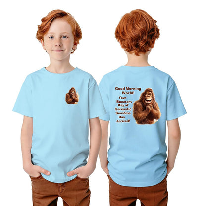 Bigfoot Sasquatch Designs, Kid’s Double Sided Gildan 5000B T Shirt
