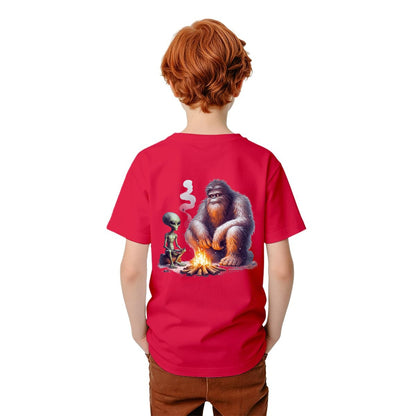 Bigfoot Sasquatch Designs, Kid’s Double Sided Gildan 5000B T Shirt