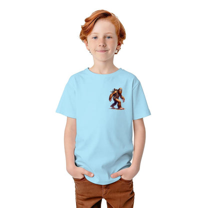 Bigfoot Sasquatch Designs, Kid’s Double Sided Gildan 5000B T Shirt
