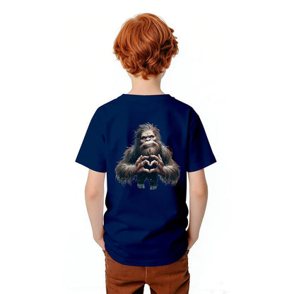 Bigfoot Sasquatch Designs, Kid’s Double Sided Gildan 5000B T Shirt