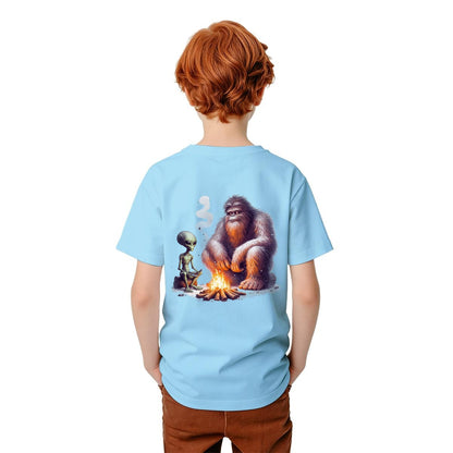 Bigfoot Sasquatch Designs, Kid’s Double Sided Gildan 5000B T Shirt
