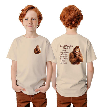 Bigfoot Sasquatch Designs, Kid’s Double Sided Gildan 5000B T Shirt