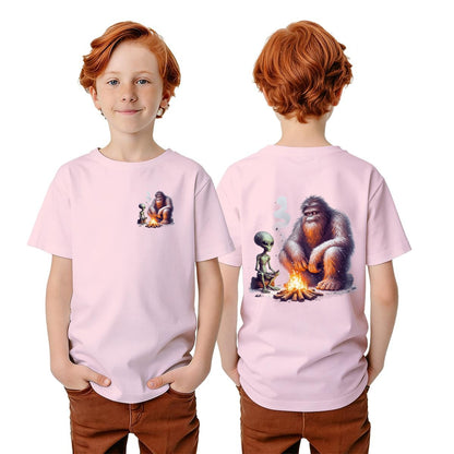 Bigfoot Sasquatch Designs, Kid’s Double Sided Gildan 5000B T Shirt