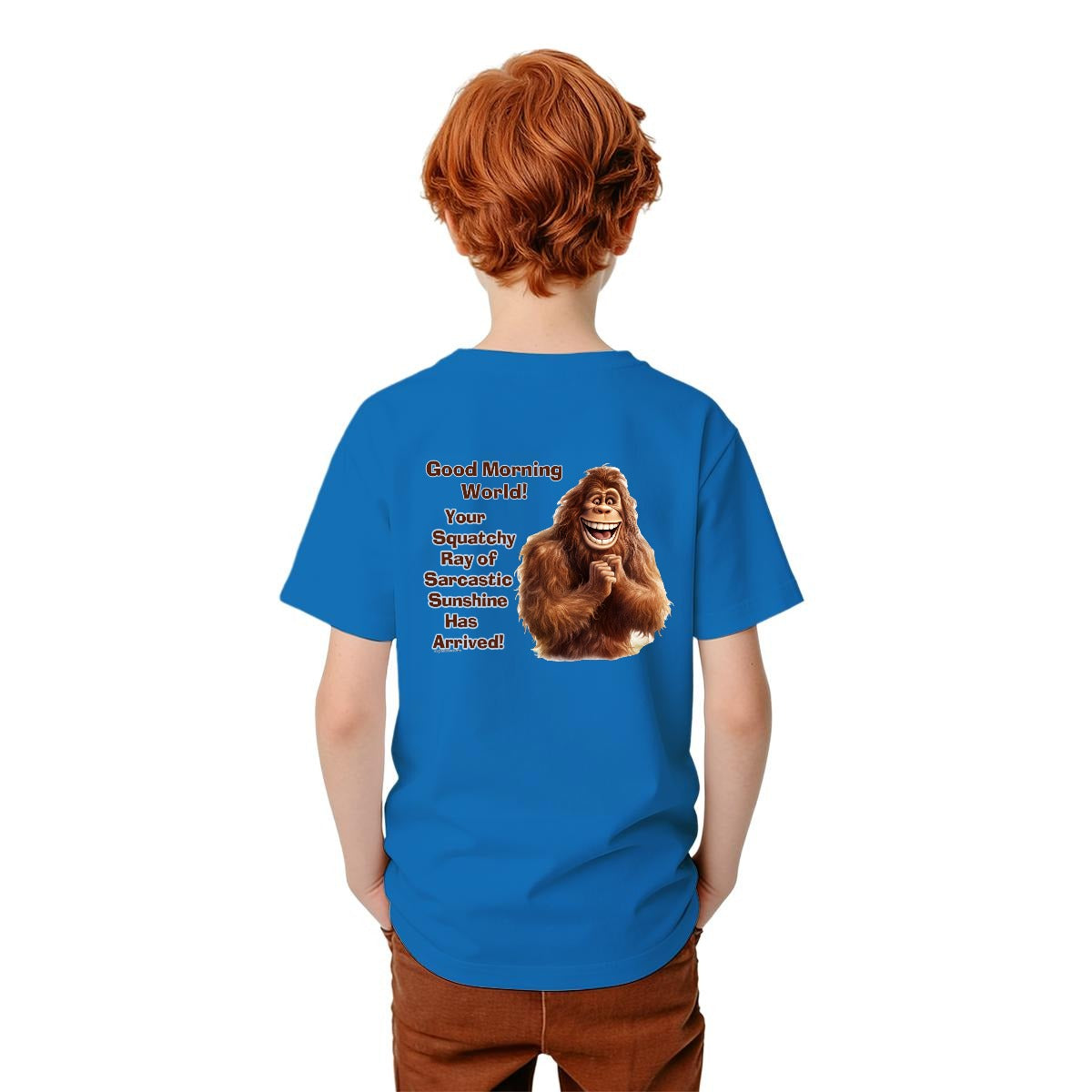 Bigfoot Sasquatch Designs, Kid’s Double Sided Gildan 5000B T Shirt
