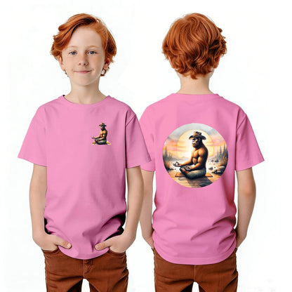 Bigfoot Sasquatch Designs, Kid’s Double Sided Gildan 5000B T Shirt