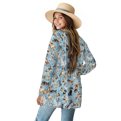 10 Animal Designs, Women’s long sleeved cardigan, sweater vest