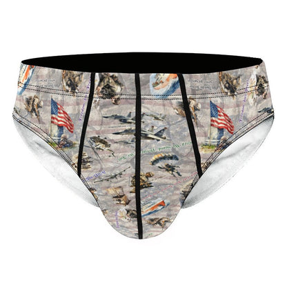 20 Misc Designs, Men’s Silk Briefs Underwear