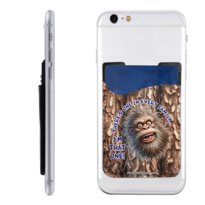 Sasquatch "One In Every Family" Phone Card Holder