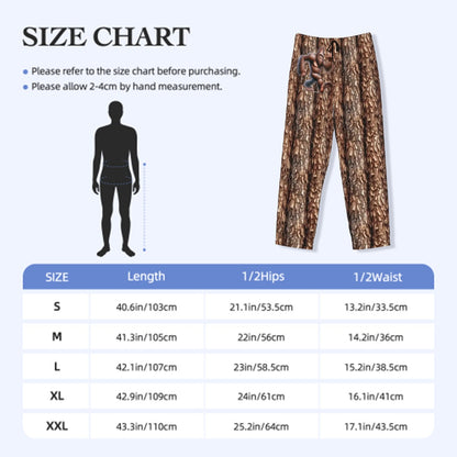 Bigfoot / Sasquatch Men’s Polyester, Drawstring, Pajama Pants