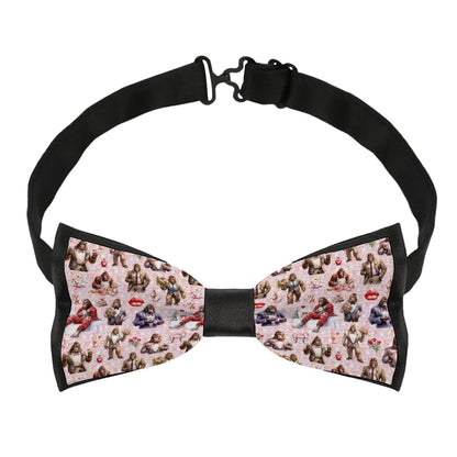 Bigfoot / Sasquatch Valentine Polyester BowTie