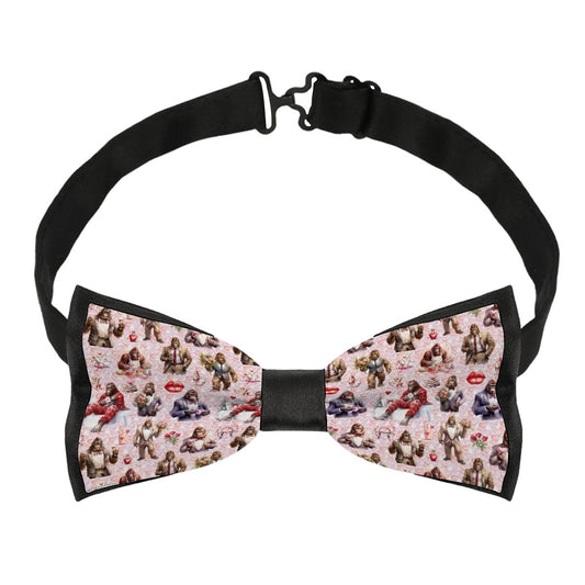 Bigfoot / Sasquatch Valentine Polyester BowTie