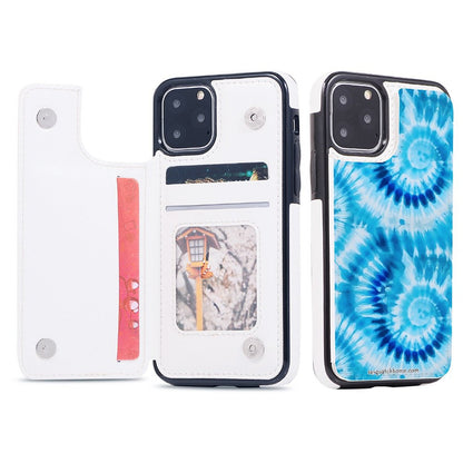 iPhone 11 Pro Tie Dye Designs, Flip Wallet/ Mobile Phone Case, Cell phone case