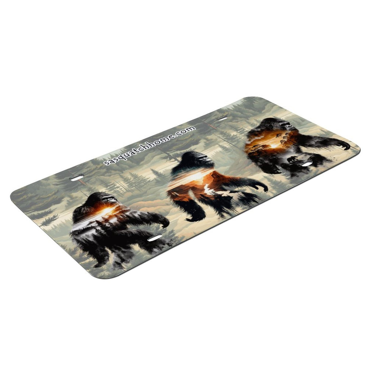 Sasquatch "We the Squatch" Car License Plate-11.8”x5.9”
