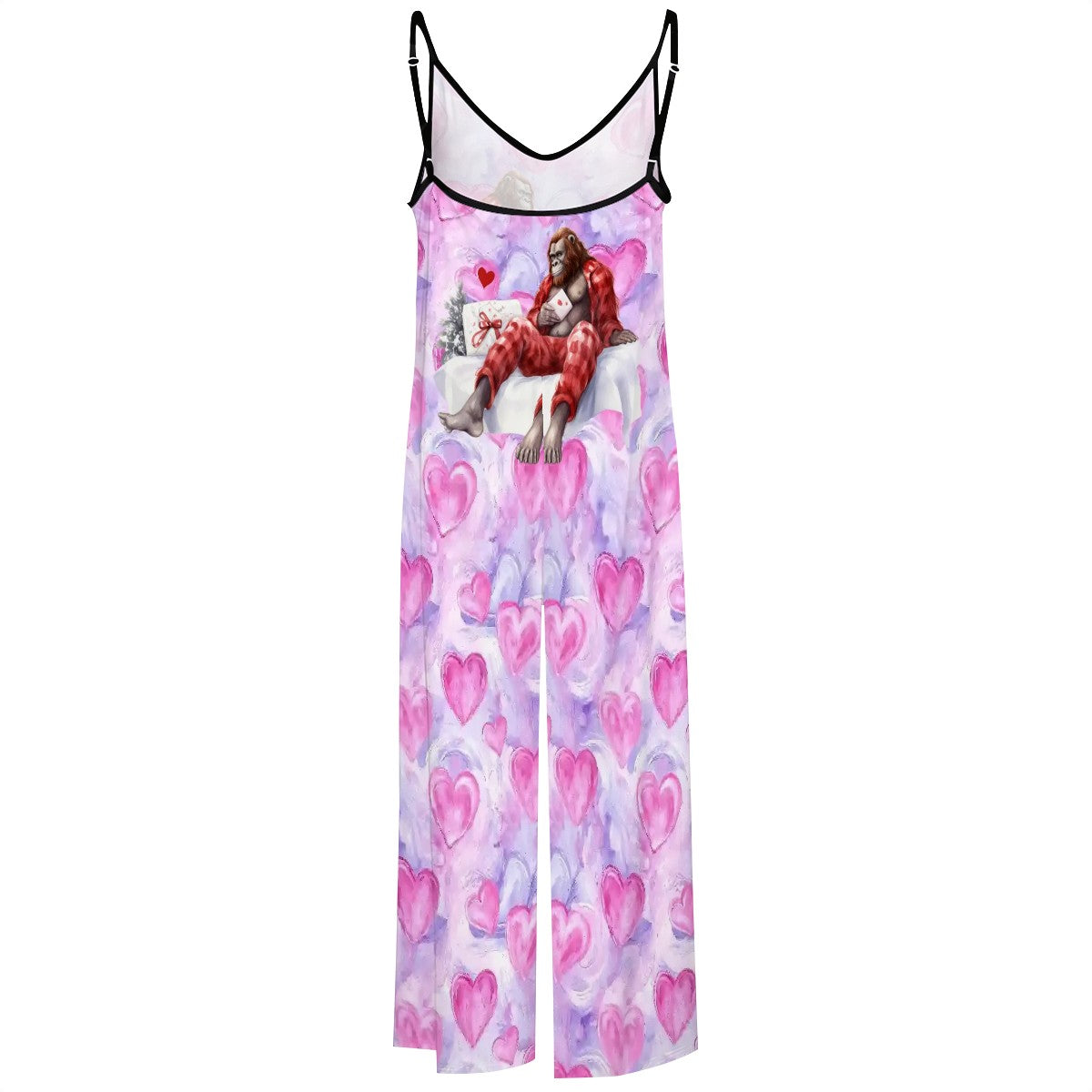 Valentine Bigfoot, Sasquatch, Casual Jumpsuits for Women