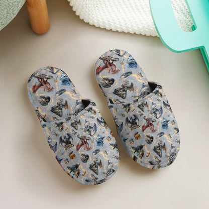 20 Misc Designs, Children's Cotton Flannel Slippers