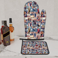 Donald Trump, MAGA 2-Piece Pot Holders And Oven Mitt Set