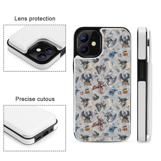 iPhone 12 Series Cell / Mobile phone Flip wallet case - 20 Misc Beautiful Designs