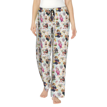 20 Donald Trump Cartoon Designs, Women's Pajama Pants with Pockets