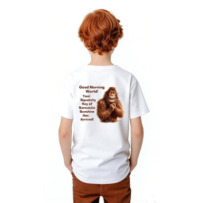 Bigfoot Sasquatch Designs, Kid’s Double Sided Gildan 5000B T Shirt