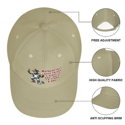 Bigfoot, Sasquatch, "Autocorrect still think..", My Baseball Cap – 8 Colors