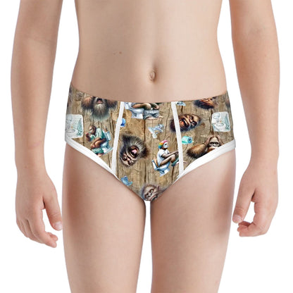 Boys & Teen Briefs - Bigfoot / Sasquatch Designs, Bigfoot Underwear, Bigfoot Briefs, Sasquatch Underpants