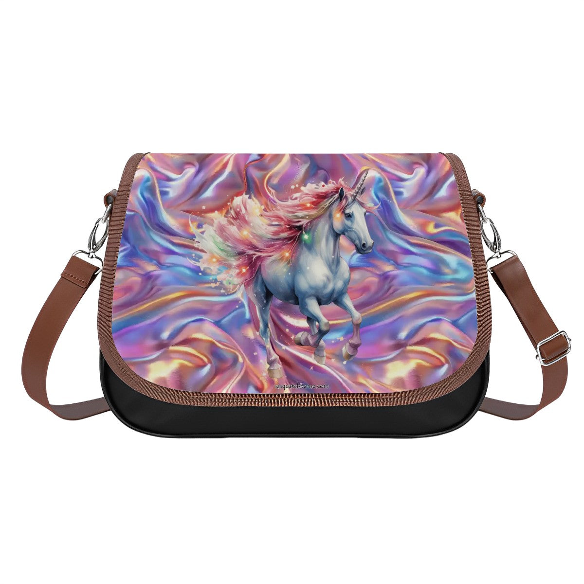 Unicorn, Leather Shoulder Bag / Purse