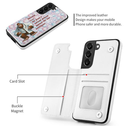 Bigfoot, Sasquatch "Sarcasm.." Definition, Samsung S22 Cell Phone Case / Folding Wallet