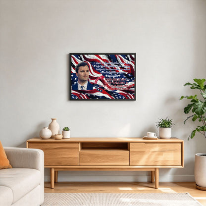 Charlie Kirk 300pcs Horizontal Wooden Jigsaw Puzzles