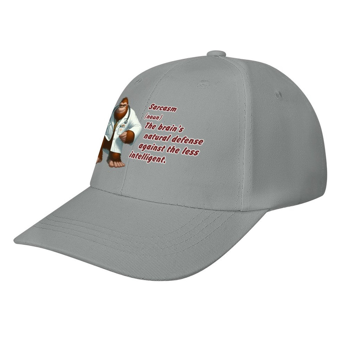 Dr Bigfoot, Sasquatch, "Sarcasm", Baseball Cap – 8 Colors