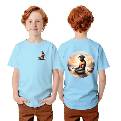 Bigfoot Sasquatch Designs, Kid’s Double Sided Gildan 5000B T Shirt