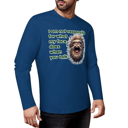 Bigfoot - Sasquatch Cotton Unisex Long Sleeve T-shirt