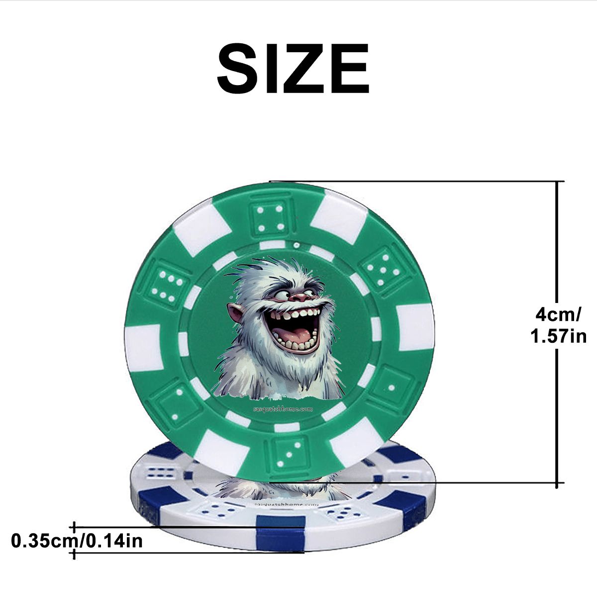 Yeti 10 Piece Poker Chips Set
