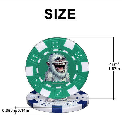 Yeti 10 Piece Poker Chips Set