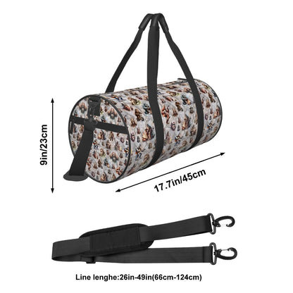 Sasquatch Themed Duffle Bags, Large Capacity Sports Bag, Travel Bag