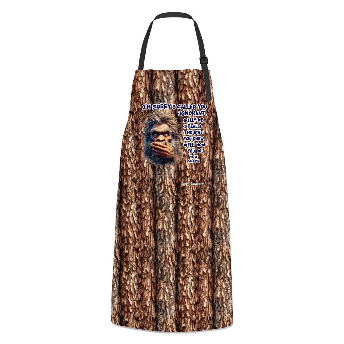 Bigfoot "I'm sorry I called you Ignorant" - Waterproof Apron with Pockets, grilling