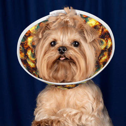 Firey Skulls Pet Elizabethan, Pet Medical Collar