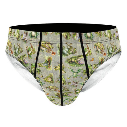 10 Animal Designs, Men’s Silk Briefs Underwear
