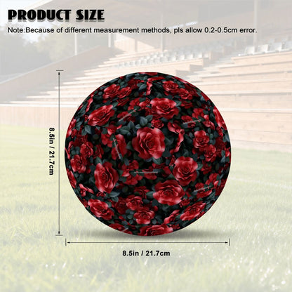 8.5 Inch Training Soccer Ball, 10 Beautiful Flower Designs