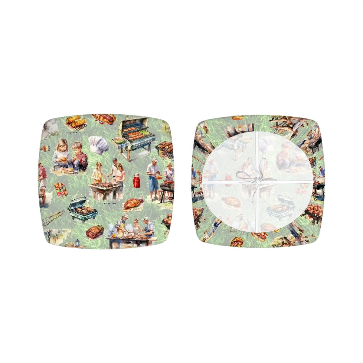 Mythical/Awesome Designs Themed Square Chair Seat Covers