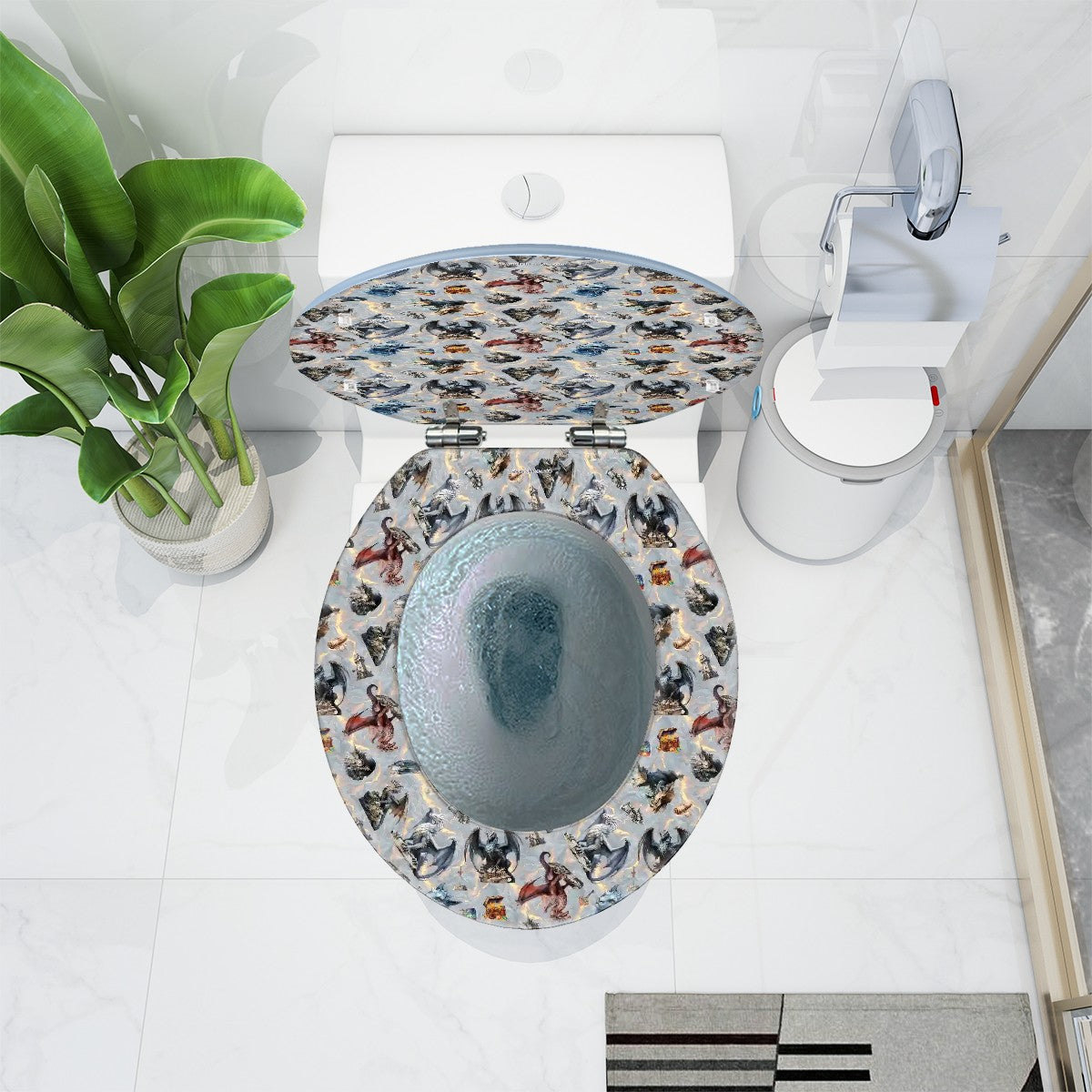 Purple Dragon Universal Toilet Seat