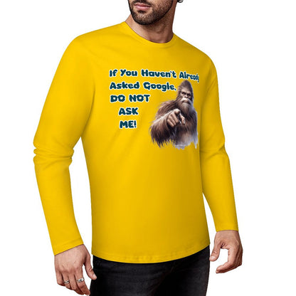 Bigfoot - Sasquatch Cotton Unisex Long Sleeve T-shirt