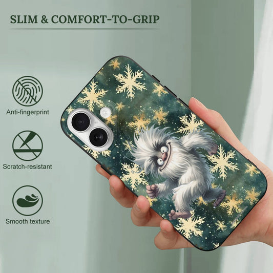 Silly Yeti Dancing, iPhone 17 TPU Black Phone Case