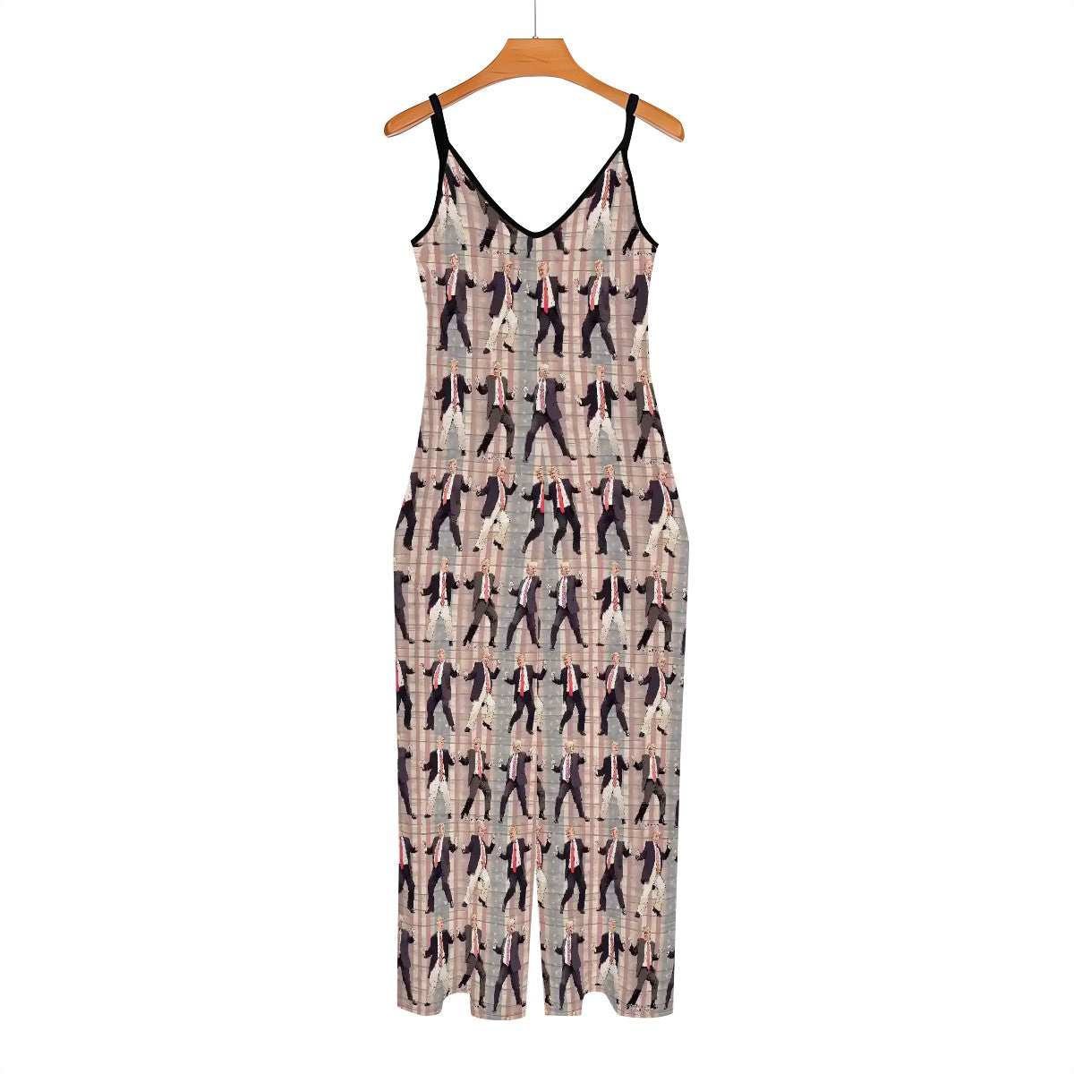 Donald Trump Themed Casual Jumpsuits for Women, MAGA Jumpsuit