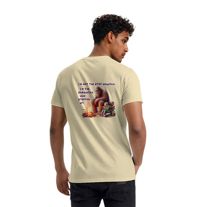 Sarcastic Sasquatch Short Sleeve 100% Cotton T-shirt- Double Sided